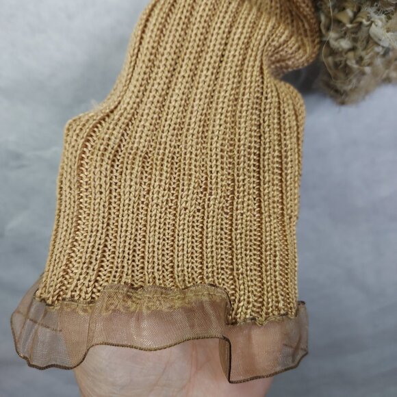 Taller De Christina Shrug Women's S/M Open Cardigan Recycled Crochet Art To Wear - Picture 7 of 12